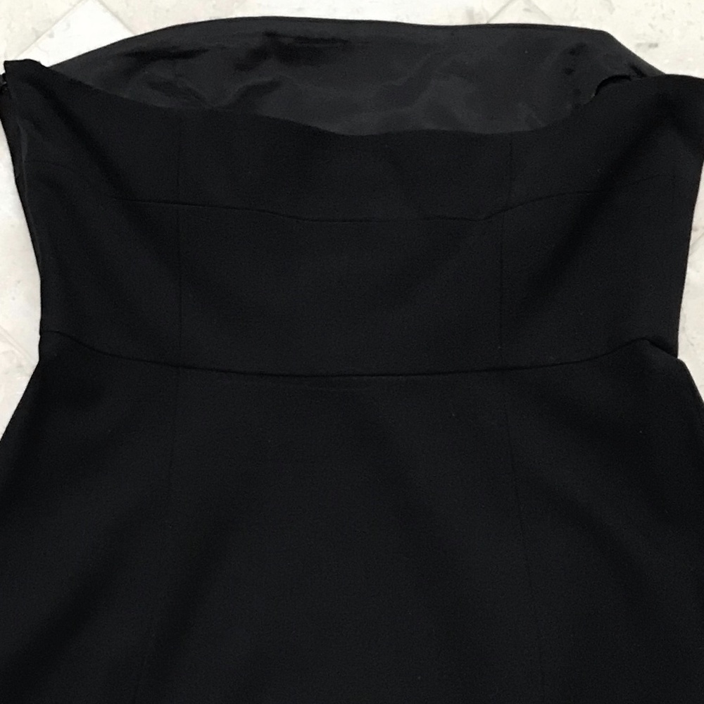 Theory Little Black Strapless Dress - Size 2 - Picture 5 of 5